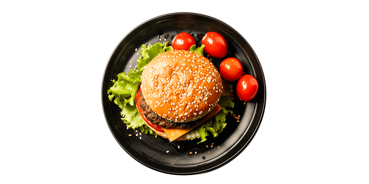 beef burger w/cheese